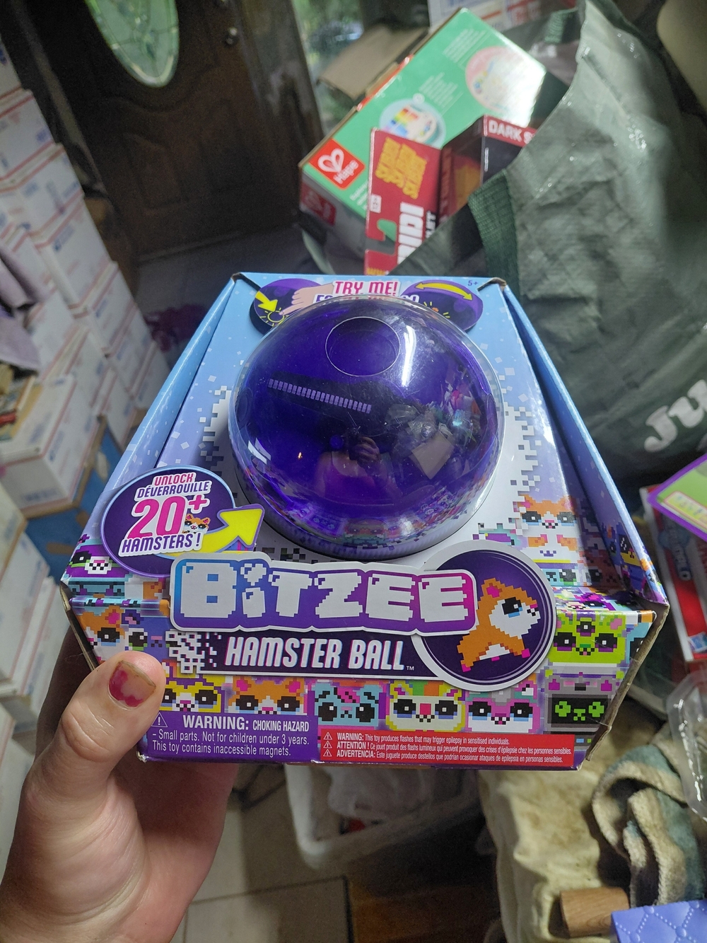 Spin Master Bitzee Hamster Ball is an interactive, screen-free digital pet toy d